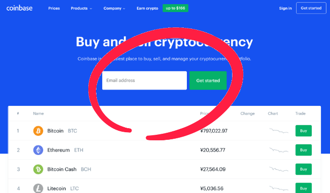 coinbase cant create account