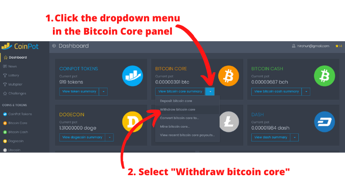 how to transfer bitcoin from paxful to coinbin